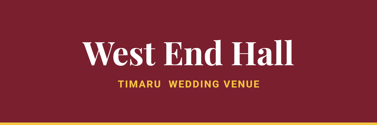West End Hall - Wedding Venues in Timaru